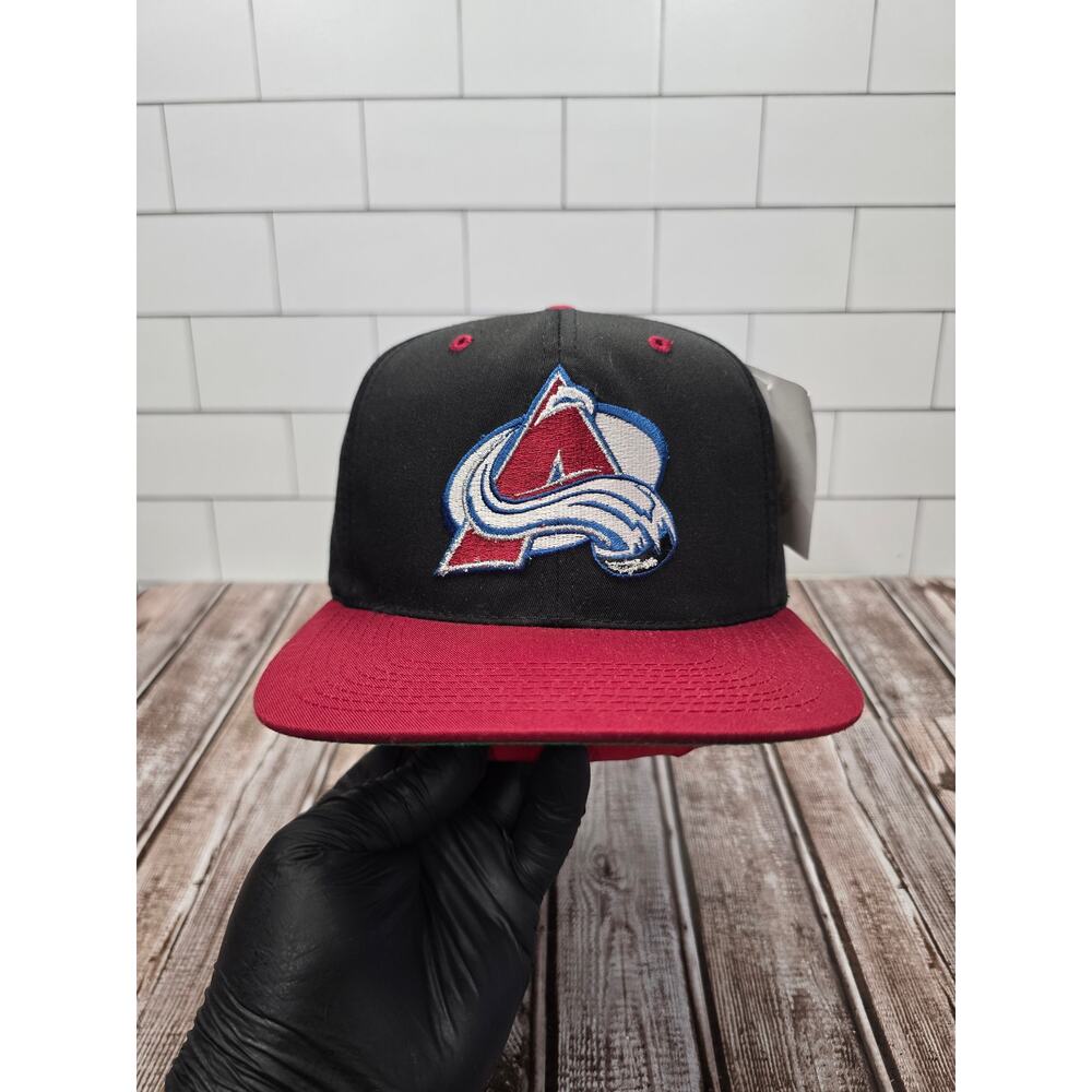 G Cap Colorado Avalanche Vintage Plain Logo Adjustable Snapback NHL Hat Twill